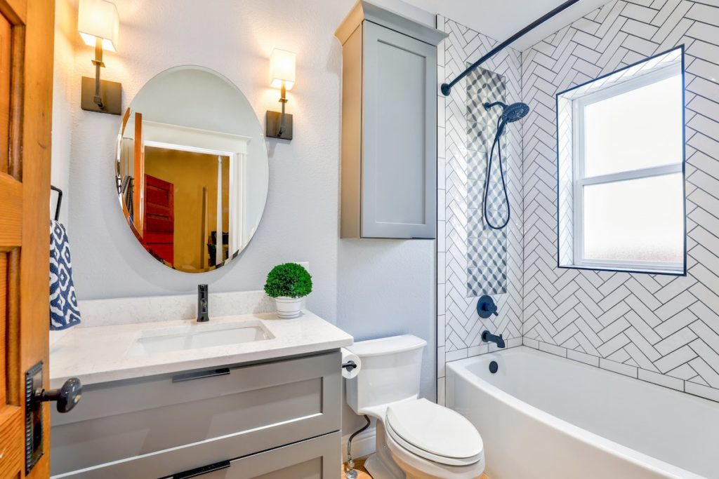 Bathroom, and other things on a spring cleaning checklist for sellers.